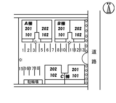 【区画図】 | フレグランス小坂・