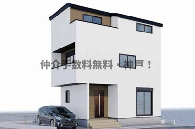 【外観】 | 明石市西新町3丁目　新築戸建　仲介手数料無料！ | 明石市西新町3　新築　仲介手数料無料！