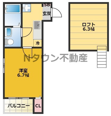 【間取り】 | エバンフォート | 間取りです。