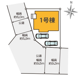 上尾市今泉　7期　新築一戸建て　グレース　01の区画図|1号棟