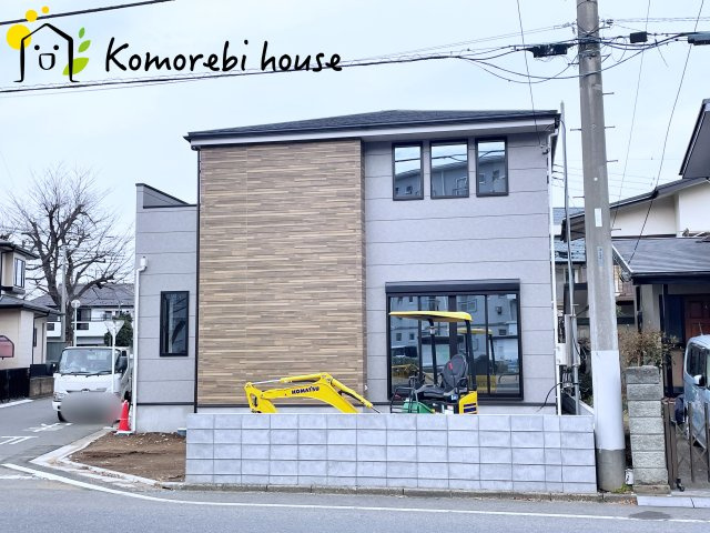 上尾市今泉　7期　新築一戸建て　グレース　01の前面道路含む現地写真|12/8撮影