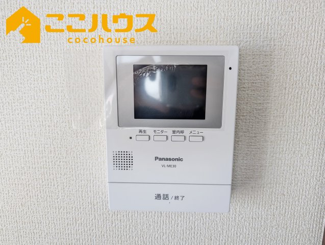 那覇市仲井真　いろどりアイタウン　新築戸建て　全8区画　2号棟の防犯設備|【施工例】※同施工の別物件写真