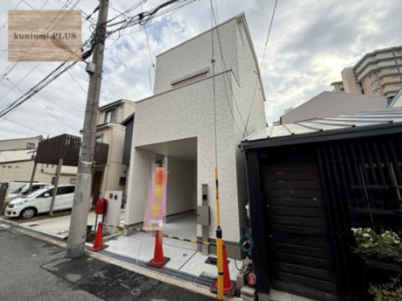大阪市都島区都島中通1丁目の前面道路含む現地写真