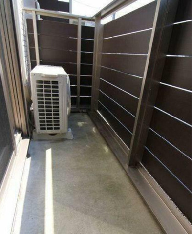 イーストビラ　Ａのバルコニー