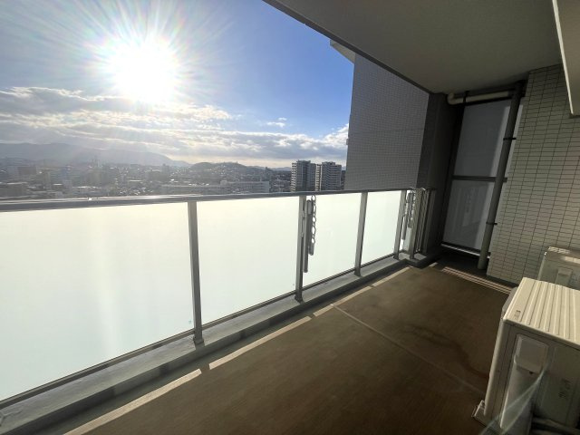 プレミスト千早中央公園のバルコニー