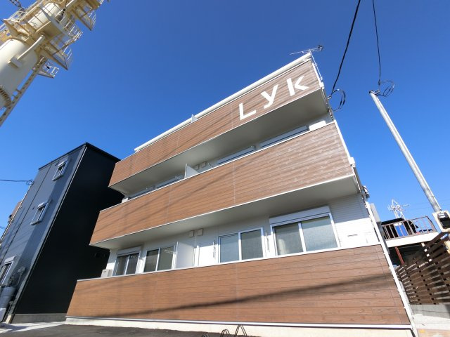 Lyk都町C棟の外観