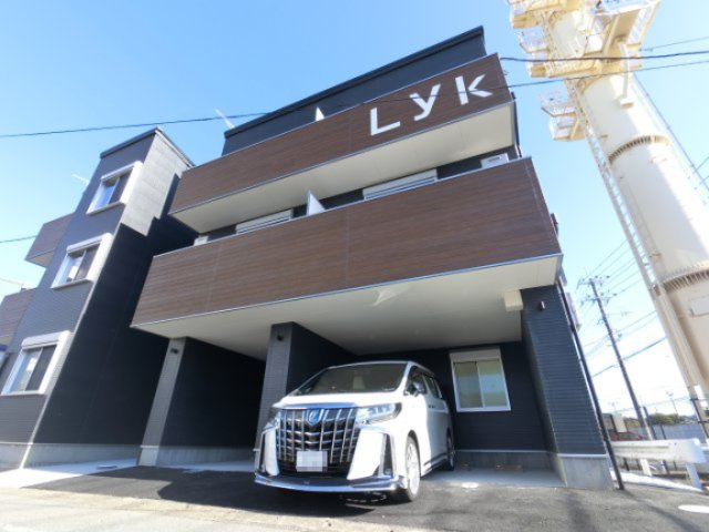Lyk都町B棟の外観