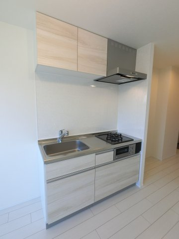 Lyk都町B棟のキッチン