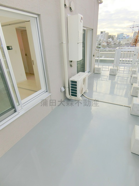 クラリティア池上のバルコニー