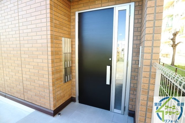 フルール恵比須のエントランス|パース写真