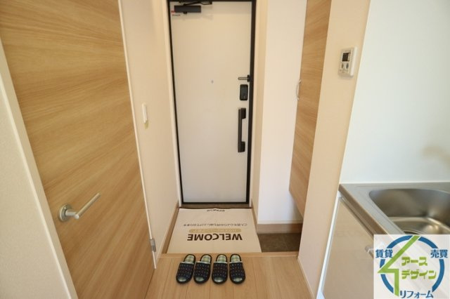 フルール恵比須の玄関|パース写真