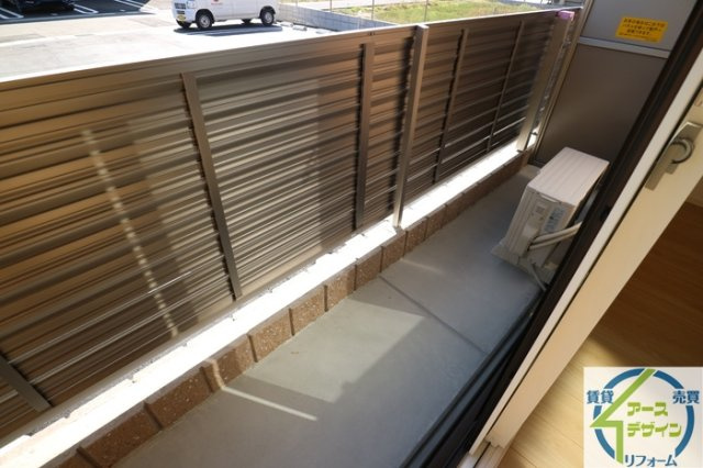 フルール恵比須のバルコニー|パース写真