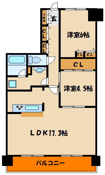 アルファステイツ朝霧丘の間取り