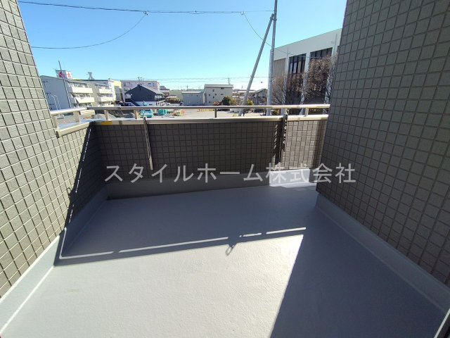 豊橋市牟呂町新築貸家のバルコニー