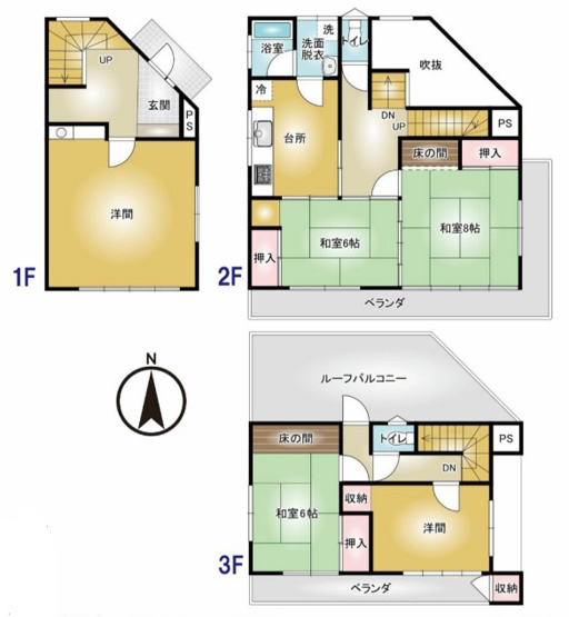 【間取り】 | 前橋市南町三丁目　中古住宅