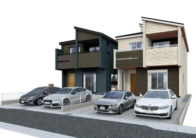 【外観パース】 | 古世町一丁目 新築一戸建