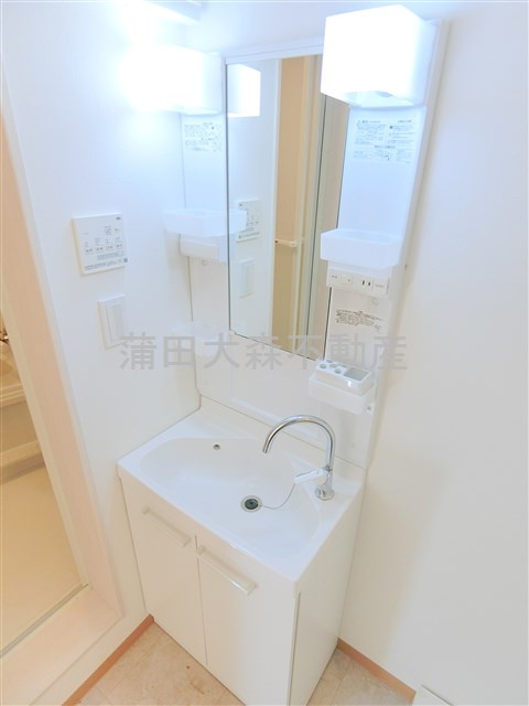 アンジェ蒲田の洗面所