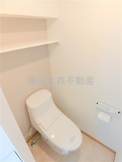 アンジェ蒲田のトイレ|トイレ　温水洗浄便座