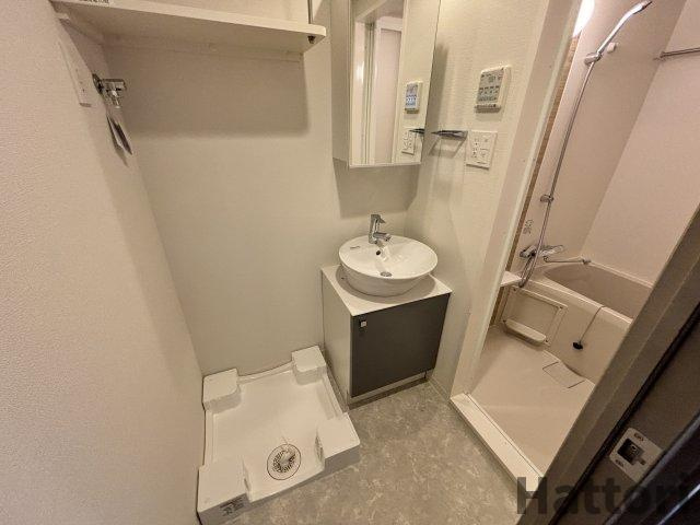 エスリードレジデンス梅田クラスシティの独立洗面台