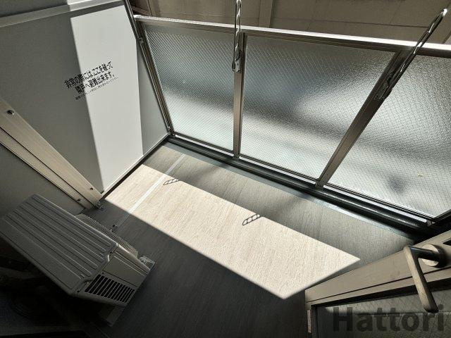 エスリードレジデンス梅田クラスシティのバルコニー