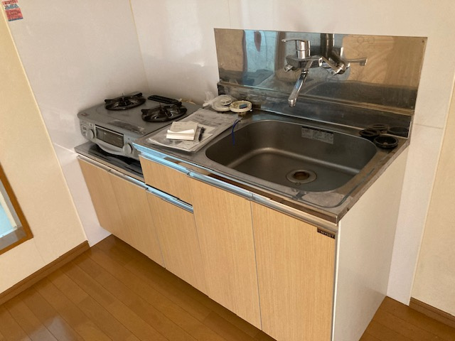 足立区神明南２丁目のアパートのキッチン