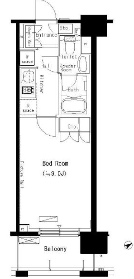 パークアクシス西船橋本郷町の間取り