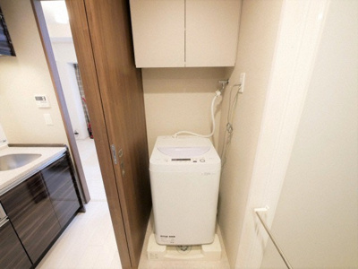 【設備】 | コンフォリア北浜 | 洗濯機置き場です