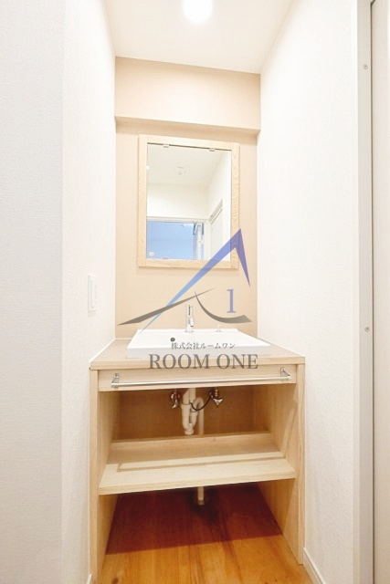 サンセール神楽坂 			の洗面所|洗面台です。