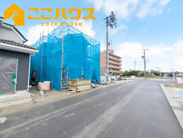 豊見城市渡橋名浜原　新築戸建て　全39区画　21号棟の前面道路含む現地写真|同仕様同施工の物件もご案内可能です♪