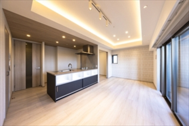 アクシオン博多リヴァージュの居間・リビング