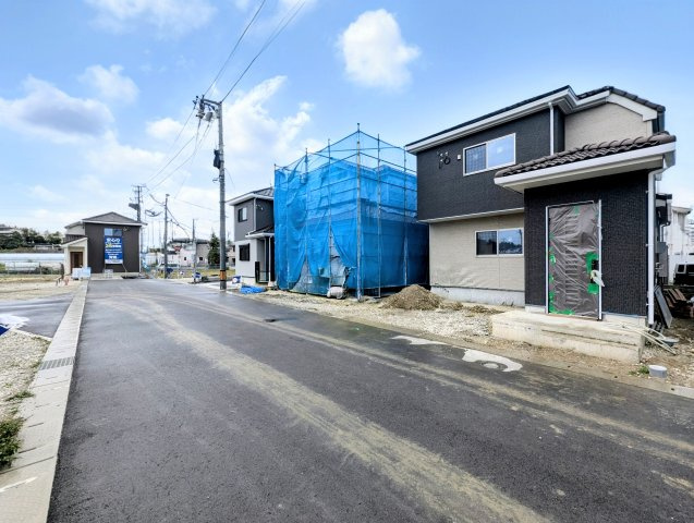 豊見城市渡橋名浜原　新築戸建て　全39区画　22号棟の前面道路含む現地写真|同仕様同施工の物件もご案内可能です♪