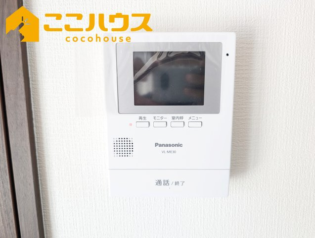 豊見城市渡橋名浜原　新築戸建て　全39区画　22号棟の防犯設備|【施工例】※同施工の別物件写真