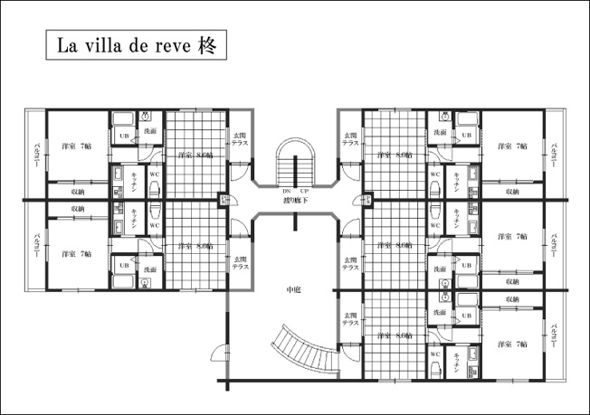 【間取り】 | ラ・ヴィラ・ドゥ・レーヴ柊