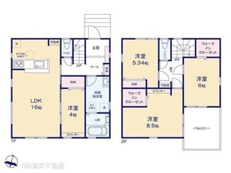 【間取り】 | 越谷市千間台西３期　新築戸建