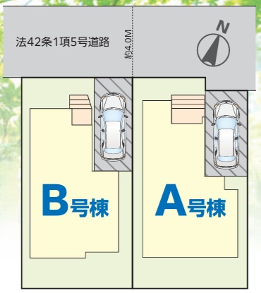 船橋市習志野台4丁目３９０番の区画図