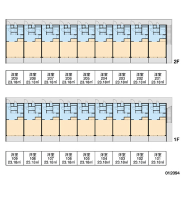 【区画図】 | レオパレスフラワー