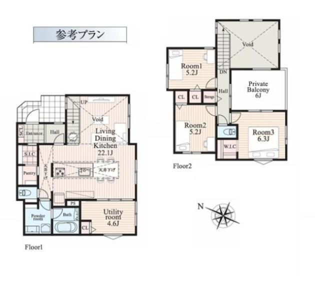 戸塚区矢部町　土地　4980万円の区画図