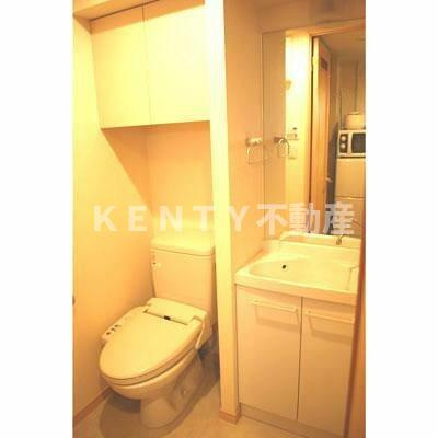 【洗面所】 | レジディア大森 | 脱衣スペースもあります