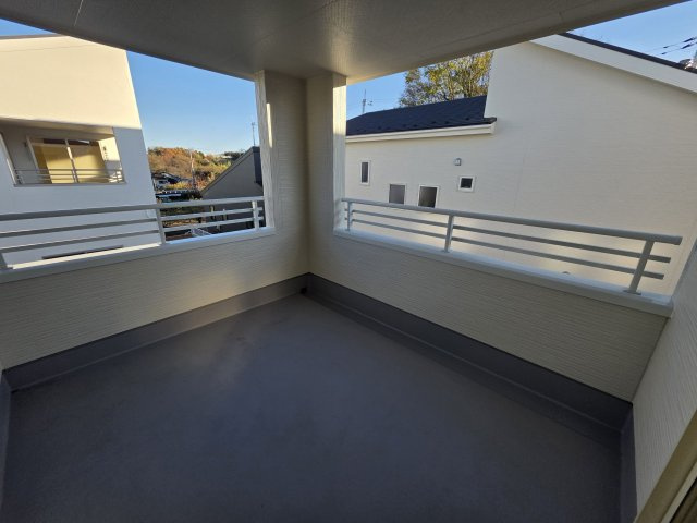 リーブルガーデン．S　寄居露梨子　のバルコニー|５号棟現地バルコニー（2025年11月28日）撮影