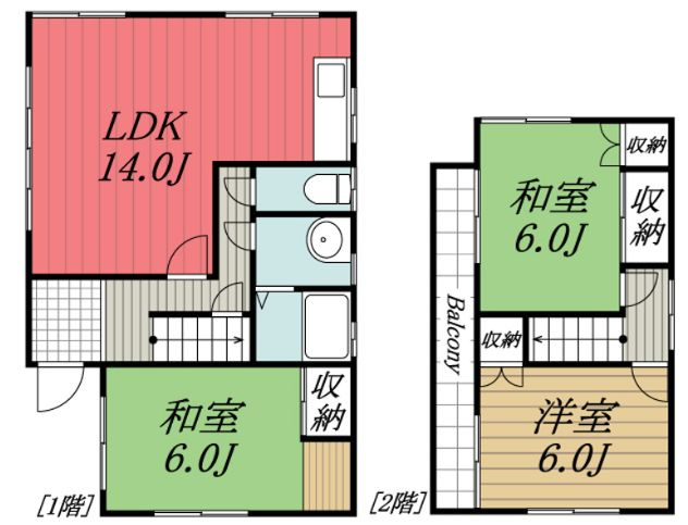 【間取り】 | 佐倉市六崎935-1