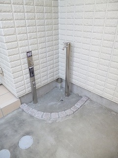 世田谷区千歳台３丁目の賃貸マンションのその他共用部分|ペット足洗い場　お散歩帰りにうれしい設備