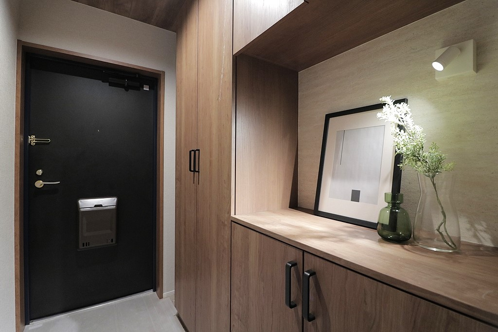 「神戸市東灘区マンション」グラン・フェルティ本山の玄関|シンプルで使いやすい玄関です