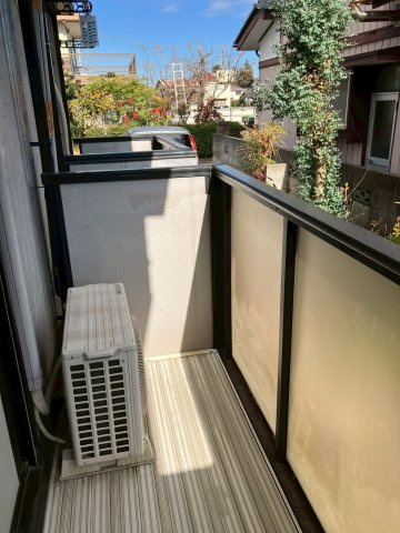 クリスタル水戸のバルコニー