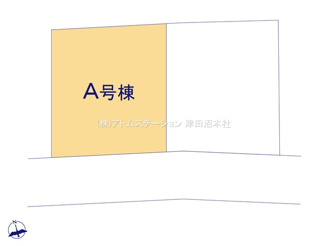 【区画図】 | アトムセレクト船橋市東船橋５丁目１２３８番　A号棟