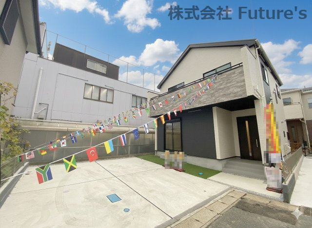 流山市西平井　新築戸建　全1棟の外観|2025年9月完成の新築戸建！「南流山」駅徒歩12分