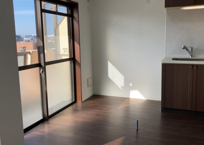 【居間・リビング】 | ボヌールガーデン相模大野 | 直線タイプはLとDKを一直線に並べた形で対面キッチンのタイプです。一般的なのでよく見かけるかもしれません。直線タイプに似た直接アイランドタイプは、キッチンとダイニングの間に壁がない分広く感じられます。