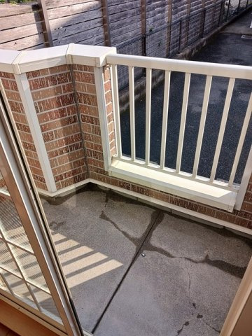 サニーヴィレッジＡのバルコニー|バルコニー付きです