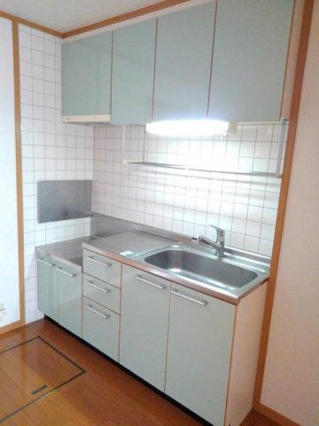 サニーヴィレッジＡのキッチン|きれいなキッチンです