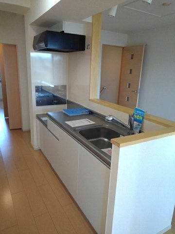 熊本市北区山室２丁目のアパートのキッチン|使いやすいキッチンです