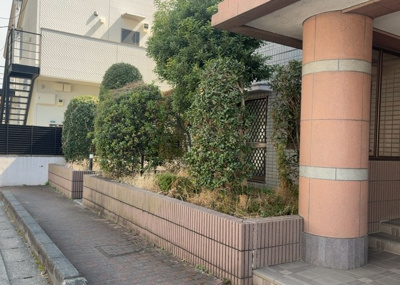 【中庭】 | シャローム橋本 | 中庭（パティオ）とは、一つの建築物の内部に設けられた、壁などで囲われている庭のことを指します。コの字型、ロの字型が主流ですが、L字型の中庭もあります。最近では、インテリア性の高さからも人気があります。